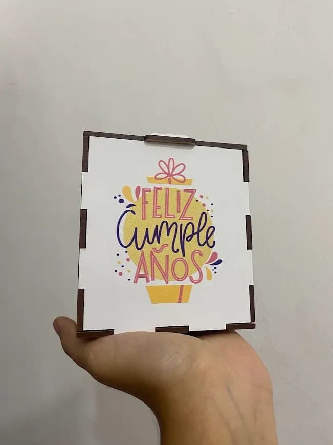 CAJA PORTA JARRO DE MDF