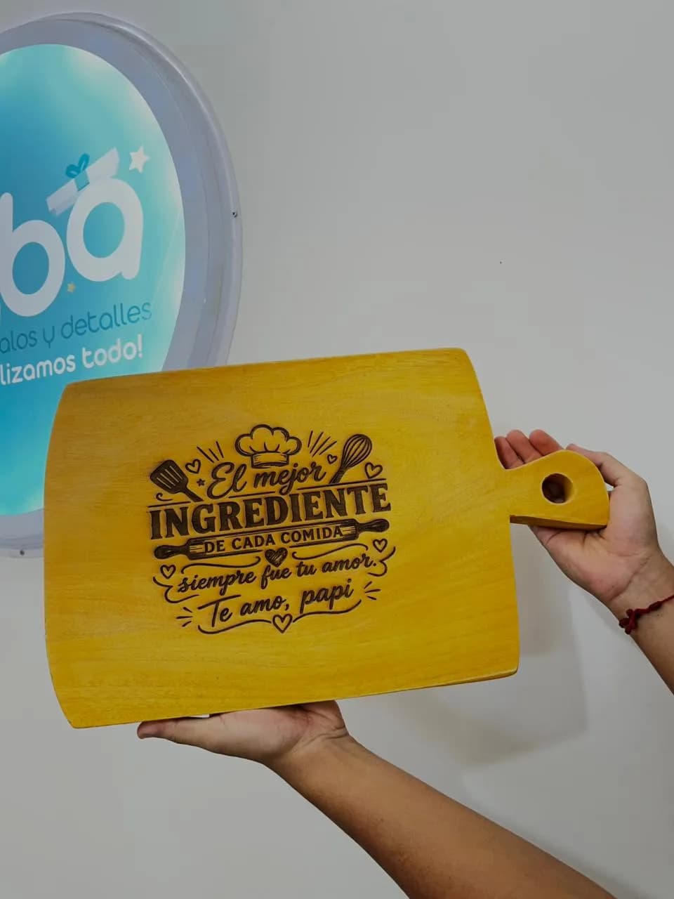 TABLA DE PICAR PARA PAPÁ