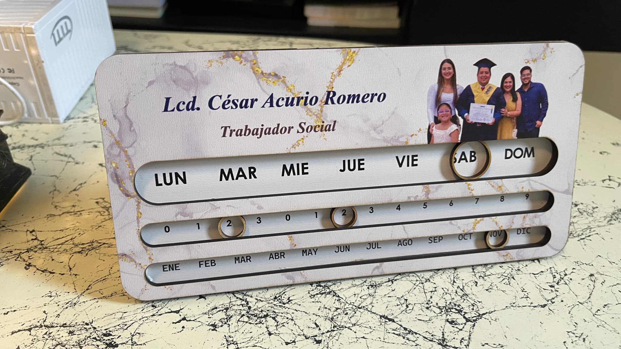 CALENDARIO ETERNO PERSONALIZADO  view 2